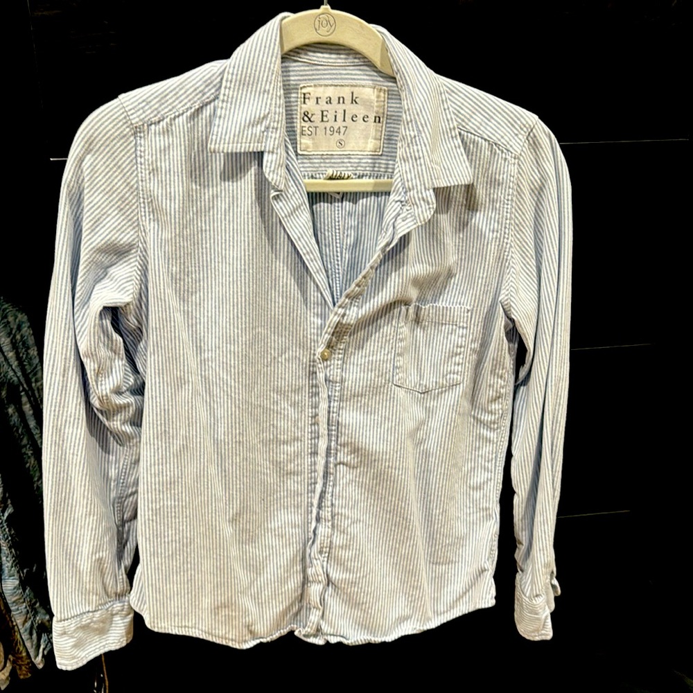 Frank and Eileen Barry button down